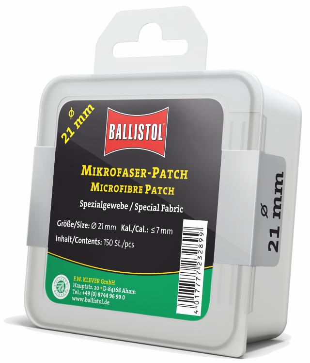 Ballistol Pussefiller, mikrofiber Ø21mm <7mm